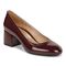 Vionic Carmel Womens Pump Dress - Syrah Crinkle Patent - Angle main