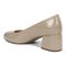 Vionic Carmel Womens Pump Dress - Taupe Crinkle Patent - Back angle