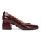 Vionic Carmel Womens Pump Dress - Syrah Crinkle Patent - Right side