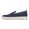 Vionic Uptown Women's Slip-On Loafer Moc Casual Shoes - Dark Denim - Left Side
