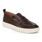 Vionic Uptown Women's Slip-On Loafer Moc Casual Shoes - Dark Brown - Angle main