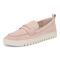 Vionic Uptown Women's Slip-On Loafer Moc Casual Shoes - Cameo Rose - Left angle