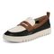 Vionic Uptown Women's Slip-On Loafer Moc Casual Shoes - Black Multi - Left angle