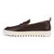 Vionic Uptown Women's Slip-On Loafer Moc Casual Shoes - Dark Brown - Left Side