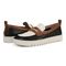 Vionic Uptown Women's Slip-On Loafer Moc Casual Shoes - Black Multi - pair left angle