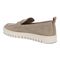 Vionic Uptown Women's Slip-On Loafer Moc Casual Shoes - Cobblestone - Back angle