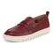 Vionic Uptown Women's Slip-On Loafer Moc Casual Shoes - Syrah - Left angle