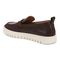 Vionic Uptown Women's Slip-On Loafer Moc Casual Shoes - Dark Brown - Back angle