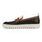 Vionic Uptown Women's Slip-On Loafer Moc Casual Shoes - Black Multi - Left Side