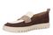 Vionic Uptown Women's Slip-On Loafer Moc Casual Shoes - Swiss Chocolate Multi - Left angle