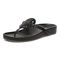 Vionic Solari Womens Thong Sandals - Black - Left angle