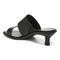 Vionic Ivelle Womens Slide Sandals - Black Lthr - Back angle