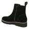 Vionic Brighton Womens Ankle/Bootie Shrtboot - Black Suede - Back angle