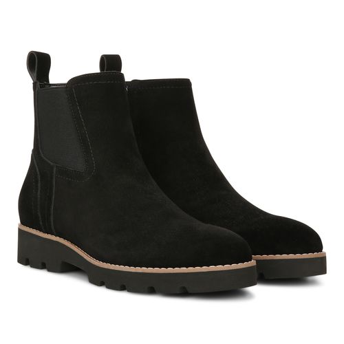 Vionic Brighton Womens Ankle/Bootie Shrtboot - Black Suede - Pair