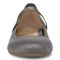 Vionic Joseline Womens Mary Jane Flat - Pewter Shimmer - Front
