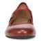 Vionic Joseline Womens Mary Jane Flat - Syrah Leather - Front