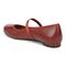 Vionic Joseline Womens Mary Jane Flat - Syrah Leather - Back angle