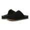 Vionic Arlette Womens Mule/Clog Casual - Black Suede - pair left angle