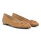 Vionic Arielle Womens Ballerina/Skimmer Flat - Camel Nappa - Pair