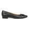 Vionic Arielle Womens Ballerina/Skimmer Flat - Black Nappa - Right side