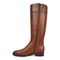 Vionic Phillipa Womens High Shaft Boots - Brown Leather - Left Side