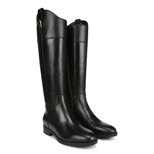 Vionic Phillipa Womens High Shaft Boots - Black Leather - Pair