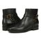 Vionic Rhiannon Womens Ankle/Bootie Shrtboot - Black Leather - pair left angle