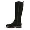 Vionic Ashburn Womens High Shaft Boots - Black Microfiber - Left Side
