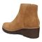 Vionic Hazal Womens Ankle/Bootie Shrtboot - Cognac Suede - Back angle