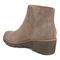 Vionic Hazal Womens Ankle/Bootie Shrtboot - Stone Suede - Back angle