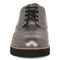 Vionic Alfina Womens Oxford/Lace Up Casual - Pewter Met Lthr - Front