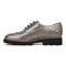 Vionic Alfina Womens Oxford/Lace Up Casual - Pewter Met Lthr - Left Side