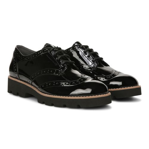 Vionic Alfina Womens Oxford/Lace Up Casual - Black Patent - Pair