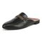 Vionic Starling Womens Mule/Clog Flat - Black Nappa - Left angle