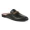 Vionic Starling Womens Mule/Clog Flat - Black Nappa - Angle main