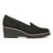 Vionic Willa Wedge Womens Slip On/Loafer/Moc Wedge - Black Sde - Right side