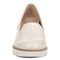 Vionic Willa Wedge Women's Slip-On Loafer Moc Wedge Shoes - Cream - Front