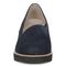 Vionic Willa Wedge Womens Slip On/Loafer/Moc Wedge - Navy Sde - Front