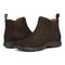 Vionic Evergreen Womens Ankle/Bootie Shrtboot - Chocolate Nubuck - pair left angle