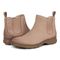 Vionic Evergreen Womens Ankle/Bootie Shrtboot - Taupe Nubuck - pair left angle