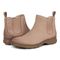 Vionic Evergreen Womens Ankle/Bootie Shrtboot - Taupe Nubuck - pair left angle