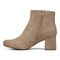 Vionic Sibley Womens Ankle/Bootie Shrtboot - Taupe Suede - Left Side