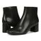 Vionic Sibley Womens Ankle/Bootie Shrtboot - Black Nappa - pair left angle