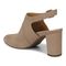 Vionic Roseville Womens Mule/Clog Dress - Taupe Nubuck - Back angle