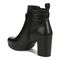 Vionic Nella Womens Ankle/Bootie Shrtboot - Black Nappa - Back angle