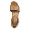Vionic Chardonnay Womens Quarter/Ankle/T-Strap Sandals - Camel Nappa Leather - Top