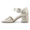 Vionic Chardonnay Women's Heeled Sandals - Stylish and Comfortable Quarter/Ankle/T-Strap Sandals - Gold - Left Side