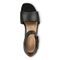 Vionic Chardonnay Womens Quarter/Ankle/T-Strap Sandals - Black Leather - Top
