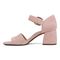 Vionic Chardonnay Women's Heeled Sandals - Stylish and Comfortable Quarter/Ankle/T-Strap Sandals - Light Pink - Left Side