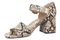 Vionic Chardonnay Women's Heeled Sandals - Stylish and Comfortable Quarter/Ankle/T-Strap Sandals - Ivory Multi - Left angle